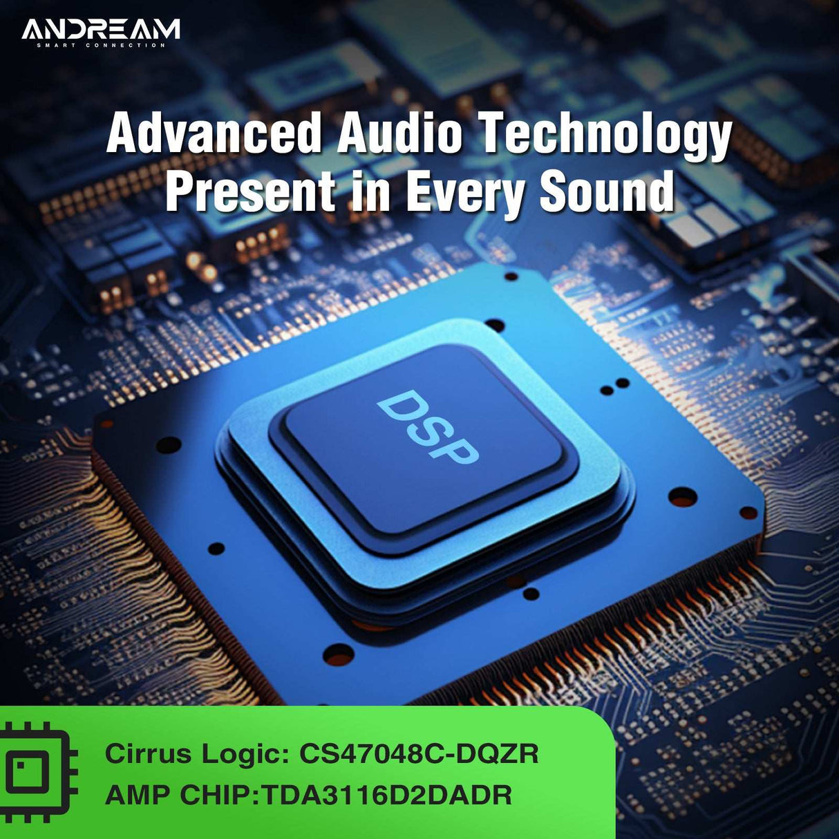 Andream 10CH Dsp Car Audio Processor HiFi DSP Amplifier With Optical Fiber Coaxial Output Ethernet Audio Box Android Screen Audio Player