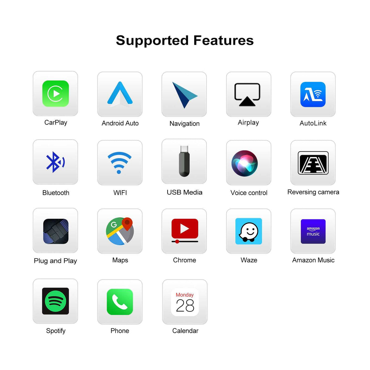 Andream Wireless Full Screen CarPlay Android Auto Retrofit Kit Smart Upgrade Module Box For Volvo XC90 XC60 XC40 S60 S90 V60 2017-2020 Multimedia