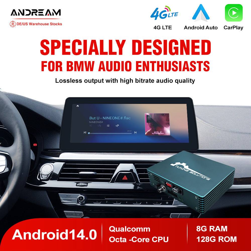 Andream Android Auto Touchscreen Hi-Fi DSP Audio Upgrade Optical Decoder Optical Sound For BMW EVO 1 2 3 4 5 Series X1 X2 X3 Navigation Carplay