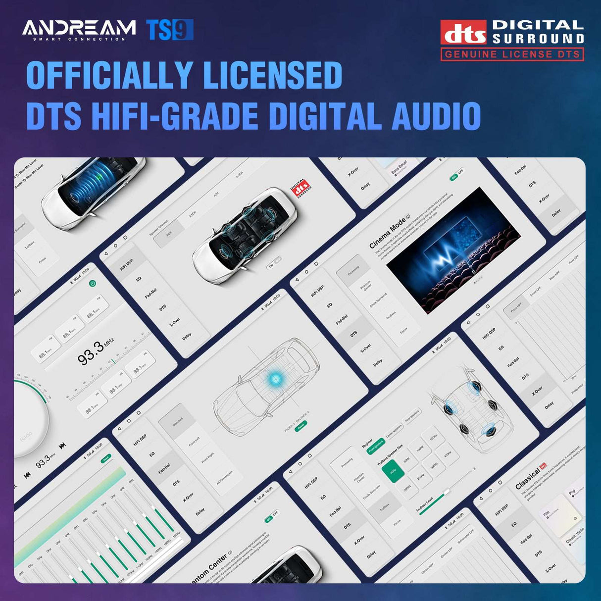 Andream Android 14 For BMW 3 Series 325i M3 Sedan Touring E46 1998-2006 Car Radio Stereo Wireless Carplay Android Auto Tuning Audio Player Vehicles