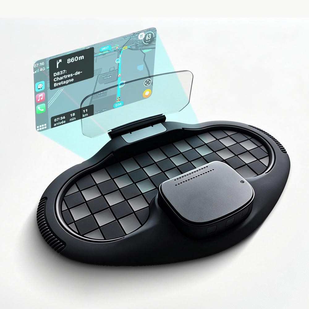 Andream ViViHUD V5 Ultra Car GPS Head Up Display Windshield Projector Speedometer Wireless CarPlay Android Auto Diagnostics Speedometer Navigation