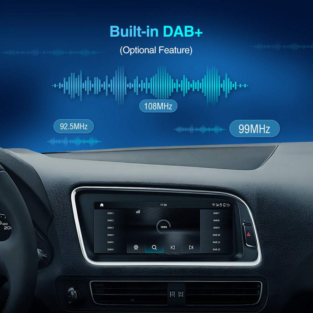 Andream 8.8 Inch Carplay Android Auto Interface For Audi A4 A5 S4 S5 RS4 RS5 Q5 2009-2018 Upgrade Car Radio GPS Navi Multimedia DVD Linux Screen