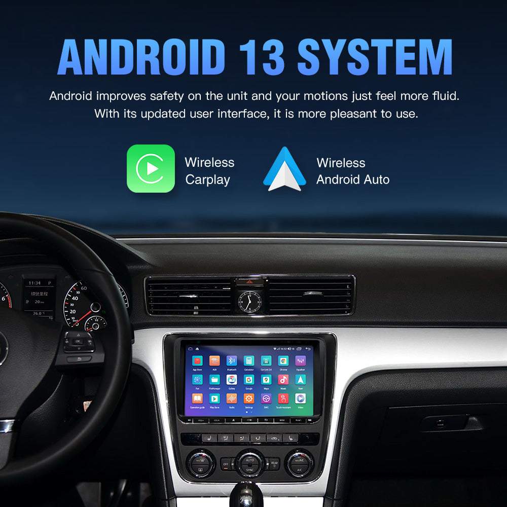 Andream Android Autoradio For Volkswagen Passat B6 B7 Golf 5 6 Polo Jetta Skoda Seat Touran Tiguan Altea Car Radio Multimedia Player GPS CD Carplay
