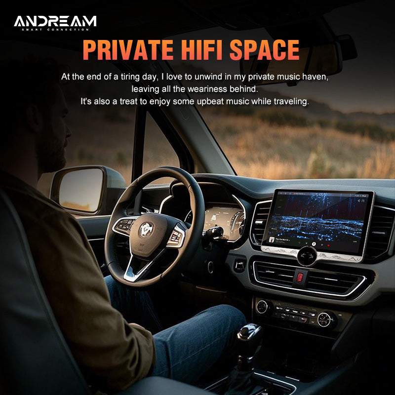 Andream Qualcomm 8 2K DTS Mark Pure Digital DSP Amplifier Optical Fiber & Coaxial Car Radio Stereo Intelligent Universal Carplay System Multimedia