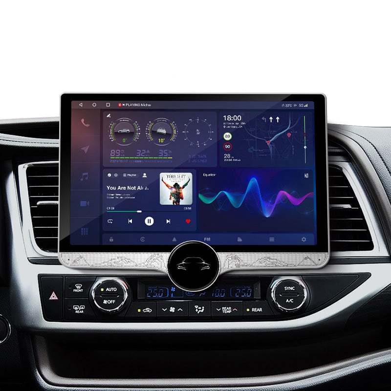 Andream Qualcomm 8 2K DTS Mark Pure Digital DSP Amplifier Optical Fiber & Coaxial Car Radio Stereo Intelligent Universal Carplay System Multimedia