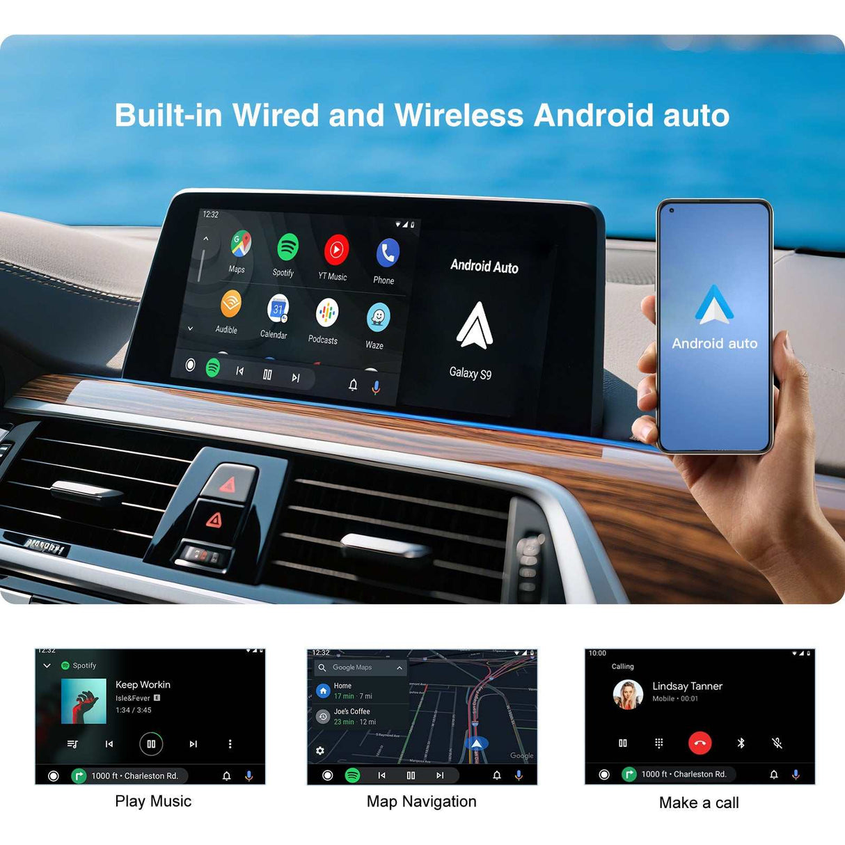 BMW CIC NBT system dedicated wireless CarPlay Android car box suitable for BMW 1 2 3 4 5 6 7 series X3 X4 X5 X6 MINI GPS navigation
