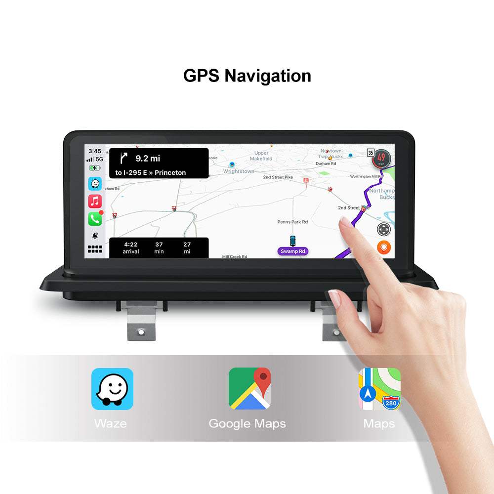 Andream 10.25" Wireless CarPlay Android Auto Car Multimedia Head Unit For BMW Series1 E87 E88 E81 E82 2005-2014 IPS Carplay Touch Screen.