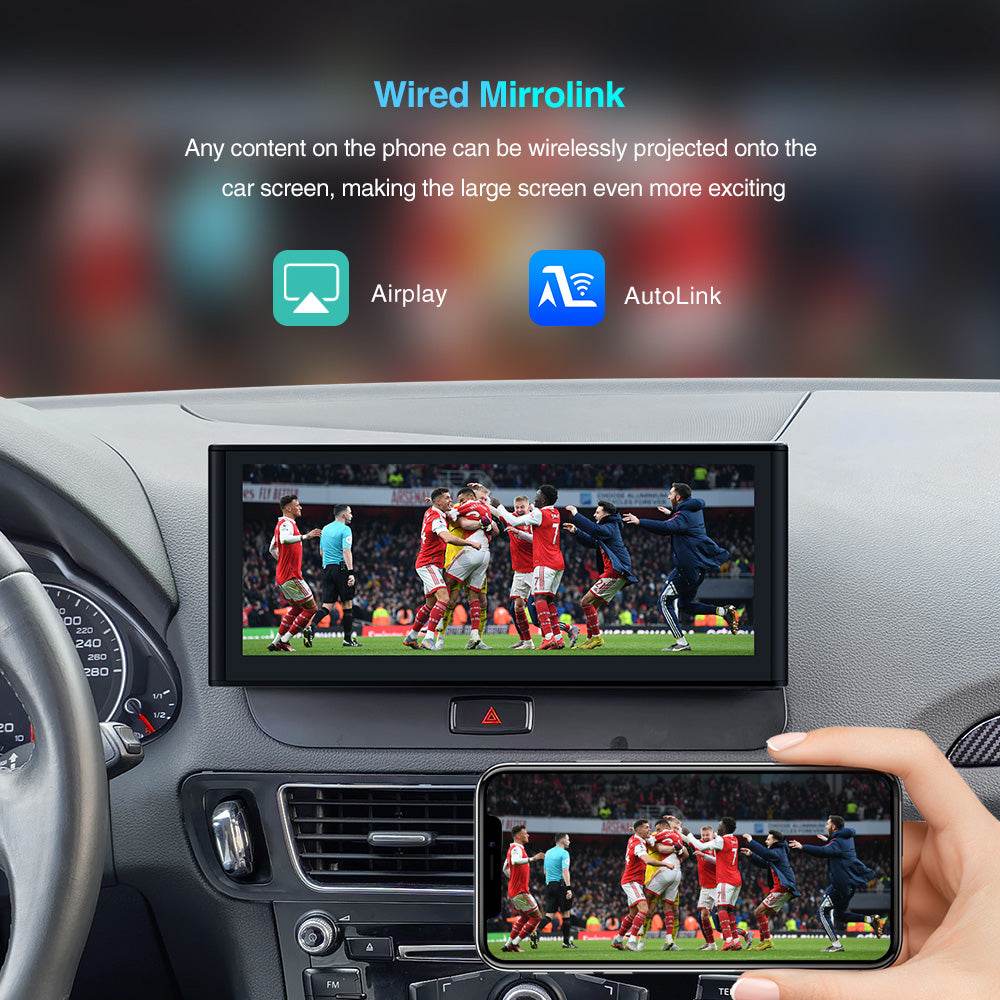 Andream Apple Carplay Android Auto Interface Automotive Manufacturer For Audi A3 A4 A5 A6 A7 A8 Q3 Q5 2009-2018 Car Radio Stereo Multimedia Car DVD