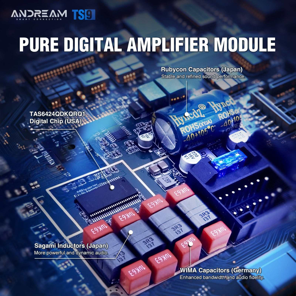 Andream Protable Android14.0 For Audi A4 S4 RS4 B6 2003-2008 Car Radio With Wireless Carplay and Android Auto 9 Inch Touchscreen GPS Device Vehicles