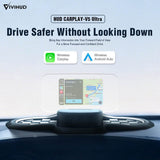 Andream ViViHUD V5 Ultra Car GPS Head Up Display Windshield Projector Speedometer Wireless CarPlay Android Auto Diagnostics Speedometer Navigation