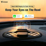 Andream ViViHUD V5 Ultra Car GPS Head Up Display Windshield Projector Speedometer Wireless CarPlay Android Auto Diagnostics Speedometer Navigation
