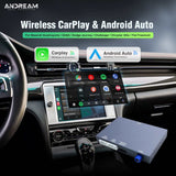 Andream Wireless CarPlay Android Auto Integration Adapter For Dodge Maserati Chrysler Fiat MMI Retrofit Kit Interface Upgrade MirrorLink Installation