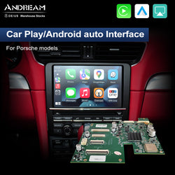 Andream Wireless CarPlay Android Auto MMI Interface Adapter Prime Retrofit Kit For Porsche 911 Bosxter Cayman Macan Cayenne Panamera  PCM3.1 PCM4.0