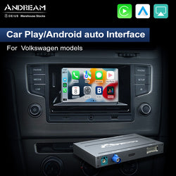 Andream Wireless Carplay Android Auto Interface Box Module For Volkswagen VW Golf Passat Lingdu Tiguan Teramont 2014-2018 Navigation MMI MIB System