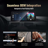 Wireless CarPlay/Android Auto HD Display  For BMW M3 M4 3 4 Series F30 F31 F34 F32 CIC NBT EVO System Touchscreen With Original System Split-Screen & Bluetooth Integration