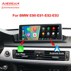 Andream 8.8" 10.25" Wireless Apple CarPlay Android Auto Car Multimedia Head Unit For BMW 3 Series E90 E91 E92 E93 Touch Screen Upgrade