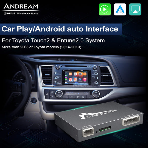 Road Top Wireless Carplay Android Auto for Audi A3 2013-2018 Year, Carplay  Retrofit Kit Decoder, Support Siri Mirror Link, Reverse Camera, Navigation