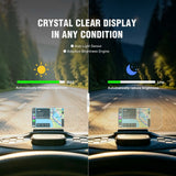 Andream ViViHUD V5 Ultra Car GPS Head Up Display Windshield Projector Speedometer Wireless CarPlay Android Auto Diagnostics Speedometer Navigation