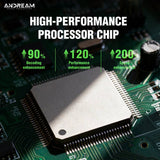 1cm ultra-thin 2-in-1 wireless CarPlay and Android Auto USB smart box with automatic connection and voice control. For Volvo Benz MG Kia Chery VM Toyota Hyundai