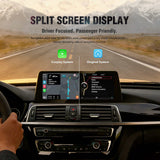 Wireless CarPlay/Android Auto HD Display  For BMW M3 M4 3 4 Series F30 F31 F34 F32 CIC NBT EVO System Touchscreen With Original System Split-Screen & Bluetooth Integration