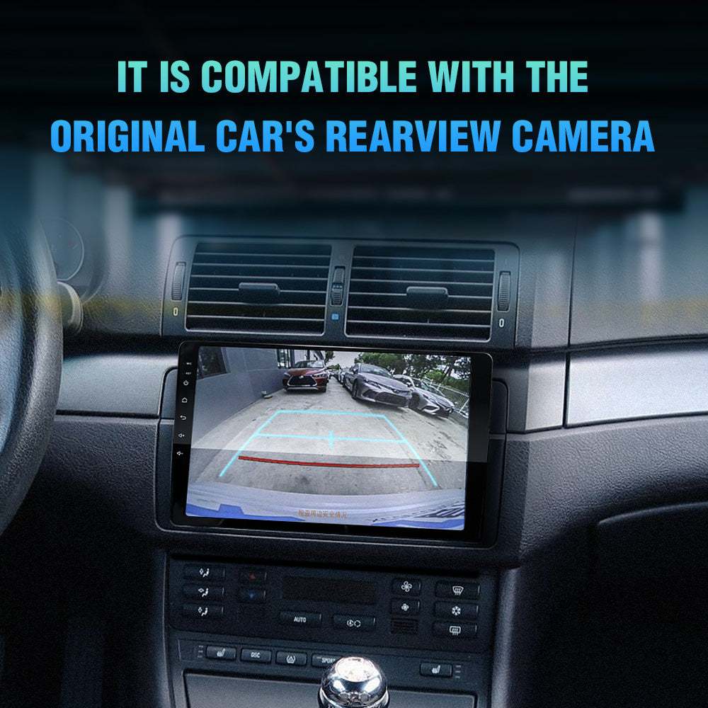 Andream Android 14 Wireless CarPlay Android Auto for BMW E46 325i M3 Sedan Car Stereo Audio Tuning Player