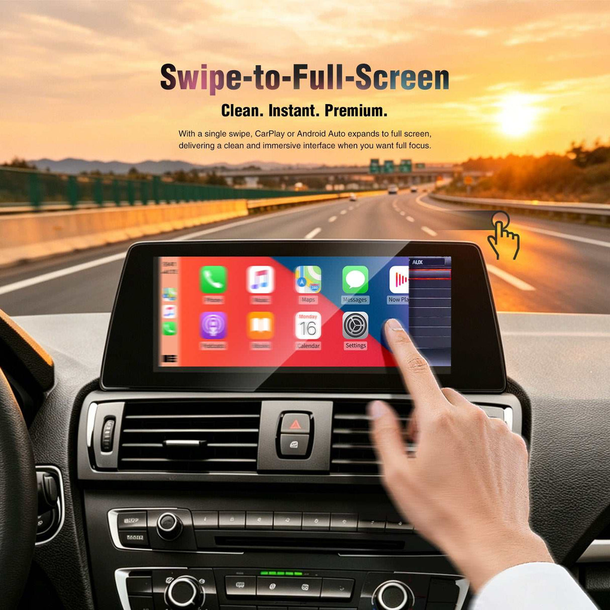 10.25''/12.3'' Wireless CarPlay/Android Auto For BMW 1 2 Series F20 F21 F22 F23 CIC NBT EVO System Integration Bluetooth Audio AirPlay Autolink