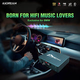 Andream Android Touchscreen Display Upgrade With Fiber Decoder Box For BMW 1 3 5 6 7 Series X1 X3 X5 X6 CIC Systems Carplay Android Auto Navigation