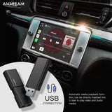 Andream Wireless CarPlay Android Auto Integration Adapter For Dodge Maserati Chrysler Fiat MMI Retrofit Kit Interface Upgrade MirrorLink Installation