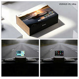 Andream ViViHUD V5 Ultra Car GPS Head Up Display Windshield Projector Speedometer Wireless CarPlay Android Auto Diagnostics Speedometer Navigation