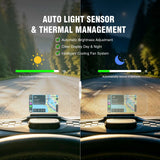 Andream ViViHUD V5 Ultra Car GPS Head Up Display Windshield Projector Speedometer Wireless CarPlay Android Auto Diagnostics Speedometer Navigation