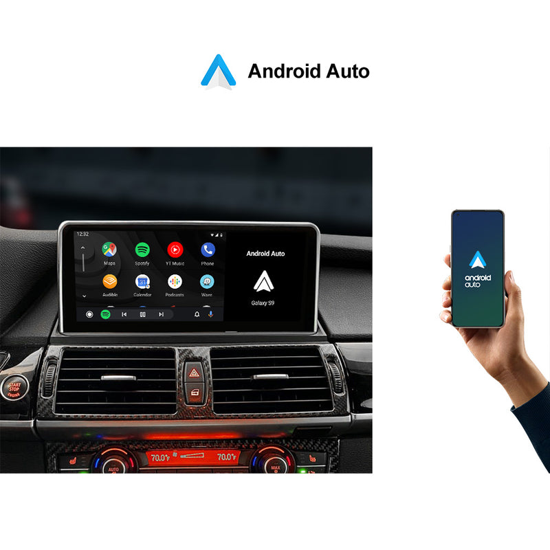Andream 10.25" Wireless Apple CarPlay Android Auto Car Multimedia For BMW X5 X6 E70 E71 E72 Original CCC CIC 2007-2013 Head Unit Touch Screen