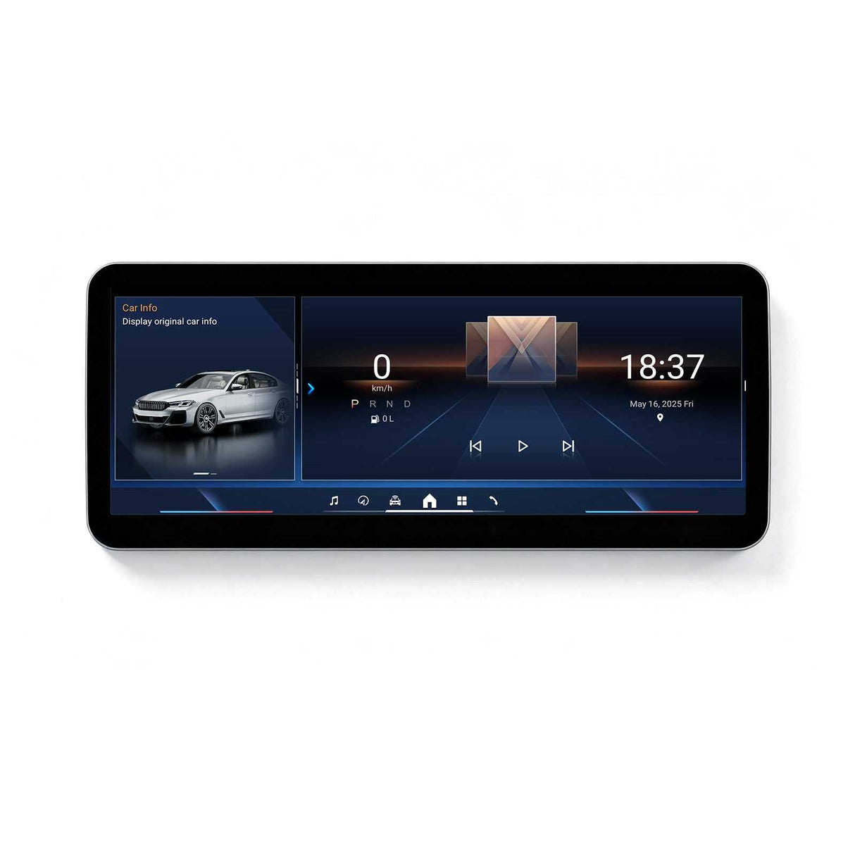 Wireless CarPlay/Android Auto 10.25" Android 14.0 8G+128G Qualcomm Octa-core Multimedia Player For BMW I3 I8 2018-2022 GPS Navi
