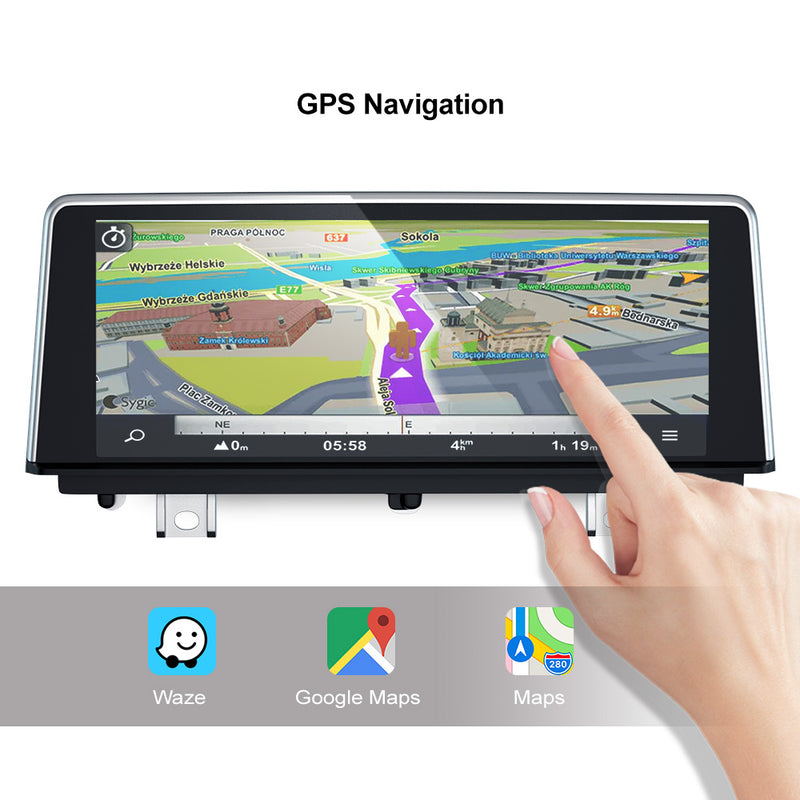 Andream 8.8" Android 12.0 8G+128G Qualcomm Octa-Core Built-in 4G-LTE GPS Navigation MultiMedia For BMW Series 1 2 F20 F21 2011-2017 Screen Upgrade