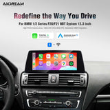 10.25''/12.3'' Wireless CarPlay/Android Auto For BMW 1 2 Series F20 F21 F22 F23 CIC NBT EVO System Integration Bluetooth Audio AirPlay Autolink