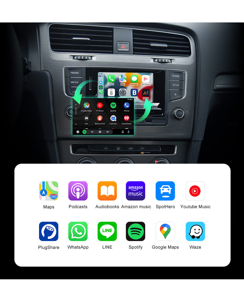 carplay Android auto navi Für Golf 6