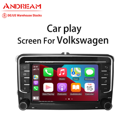 Andream Carplay Head Unit IPS Full Touchscreen GPS Navigation Radio For VW Volkswagen POLO GOLF PASSAT B6 SEAT Leon Skoda JETTA TIGUAN TOURAN Car Dvd